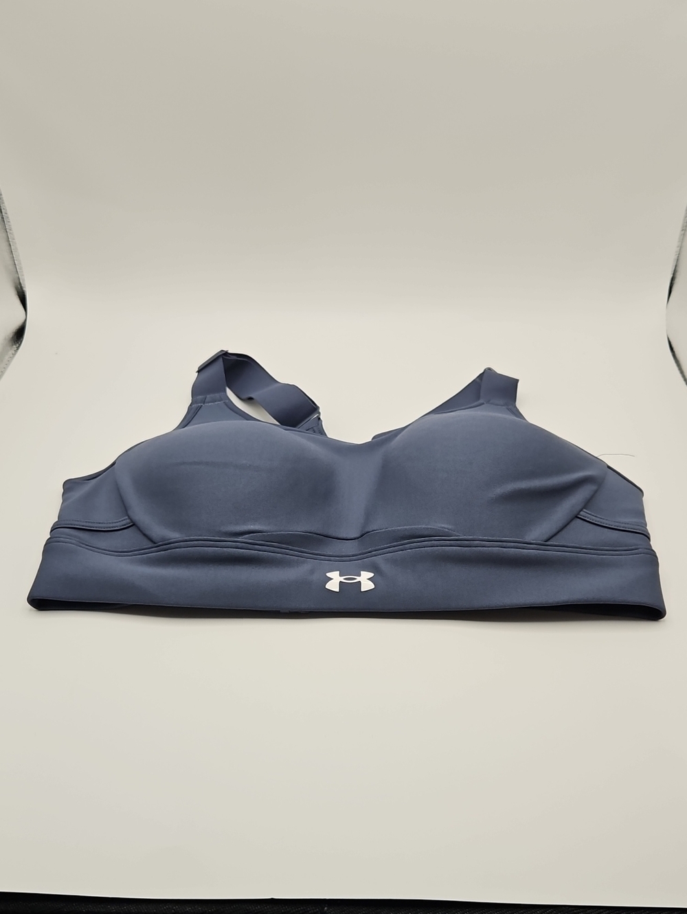 Under Armour Medium/High Support Sports Bra - Slate Blue Gray UA Small
